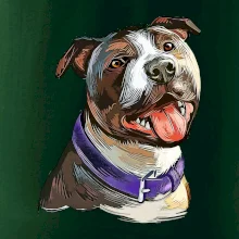 Americký stafordširský teriér  kreslený