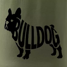 Bulldog  nápis v těle