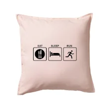 Eat sleep run čtverce