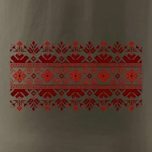Ukrajinský vzor - červený