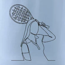 Tenistka  jednim tahem