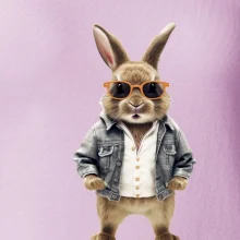 Králík v bundičce