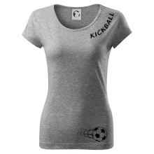 Kickball nápis šikmo
