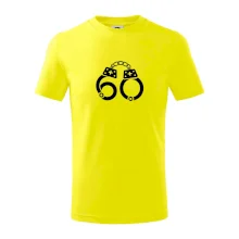 Narozeninové tričko pro policajta - pouta 60