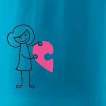 Párová trička puzzle postavička