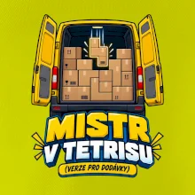 Mistr v tetrisu pro dodávky