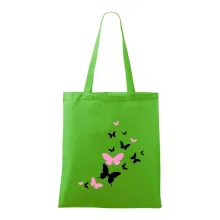 Motýli růžovo černí