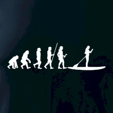 Evoluce paddleboard žena