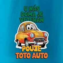 U nás doma je veterán pouze toto auto barevný nápis
