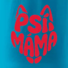 Psí máma nápis v hlavě