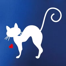 Zamilovaná kočka prohnutá