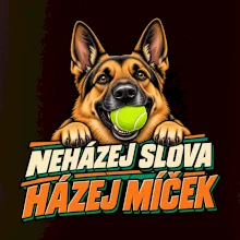 Neházej slova házej míček - vlčák