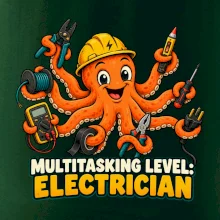 Chobotnice elektrikář multitasking