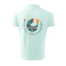 Folklor - slepice s kopretinou