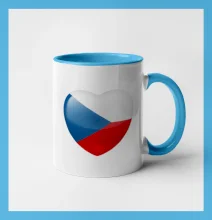 České srdce - vlajka