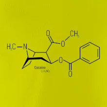 Molekulární struktura Cocaine Kokain