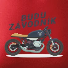 Budu závodník  modrý cafe racer