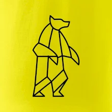 Geometrie lední medvěd stojící