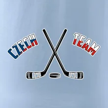 Czech team - hokejky a puk