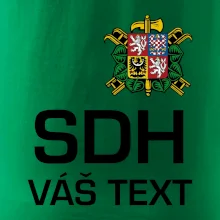 Sbor dobrovolných hasičů - znak bez nápisu + Nápis na zádech