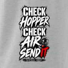 Kontrola zásobníku check hopper air paintball