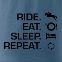 Ride Eat Sleep Repeat koně Ride Eat Sleep Repeat koně