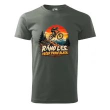 Ráno les večer praní bláta na kole