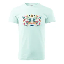 Folklor - dva barevní ptáčci