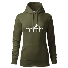 EKG stolní tenista stojící