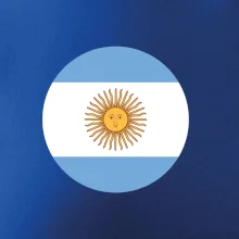 Argentina vlajka kulatá