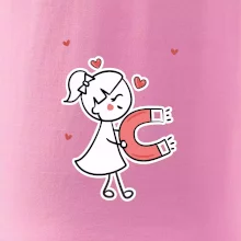 Párový motiv - panáček a magnet