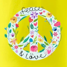 Peace and love symbol