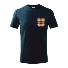 Flanelové triko hnědé