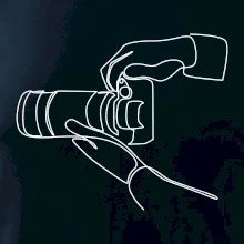 Fotograf jedním tahem