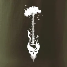 Kytara strom a lebka