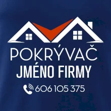 Tričko pro pokrývače - Dvě střechy