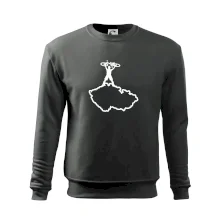 Mapa ČR - cyklista na prsou