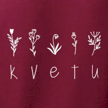 Kvetu - Nápis s květinami