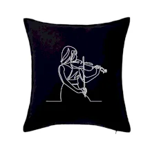 Houslistka jedním tahem