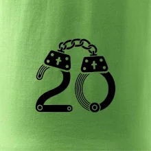 Narozeninové tričko pro policajta - pouta 20