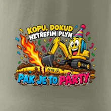 Bagrista kope dokud netrefí plyn