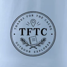 TFTC minimalistický turistický odznak