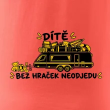 Dítě bez hraček neodjedu rodinný karavan