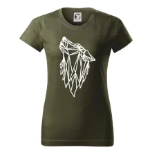 Geometrie - vlk - vyjící