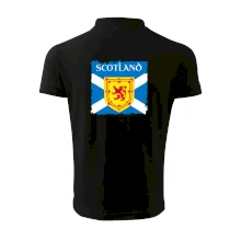 Skotská vlajka s erbem lva