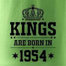 Kings are born in 1954