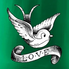 Love holubice - kreslená