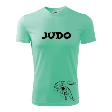 Judo nápis + postavy