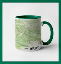 Hrnek - Brdy mapa
