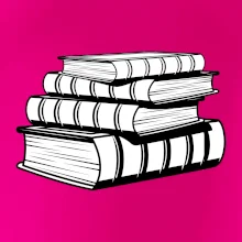 Knihy černobílé na sobě